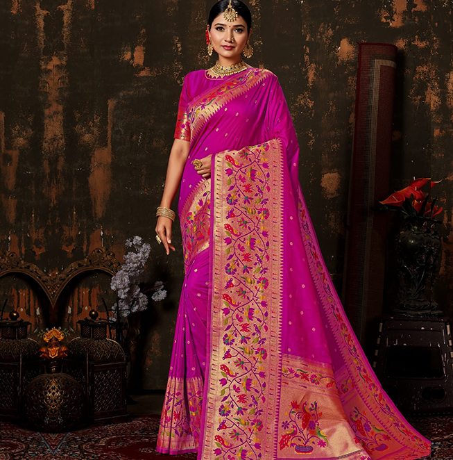 Semi Kanjivaram Silk Saree. Price... - Nagpure Paithani Pune | Facebook