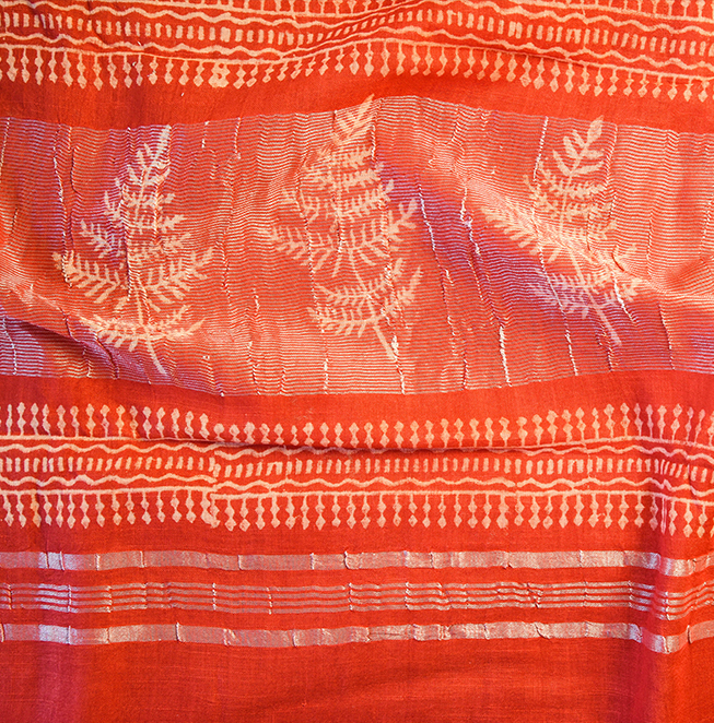 Cotton linen Saree- Abhimani Paithani